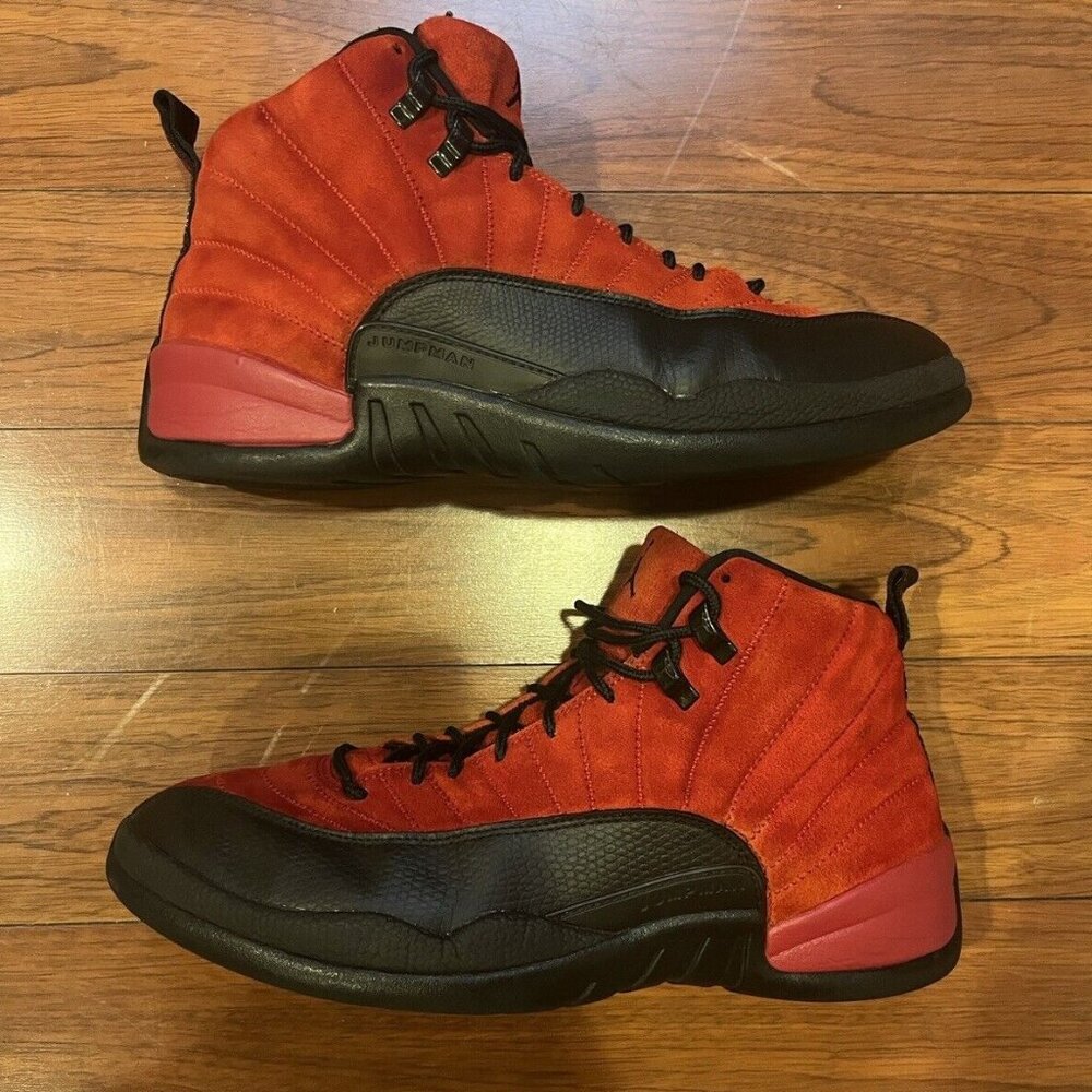 Size 11.5 - Jordan 12 Retro Reverse Flu Game 2020